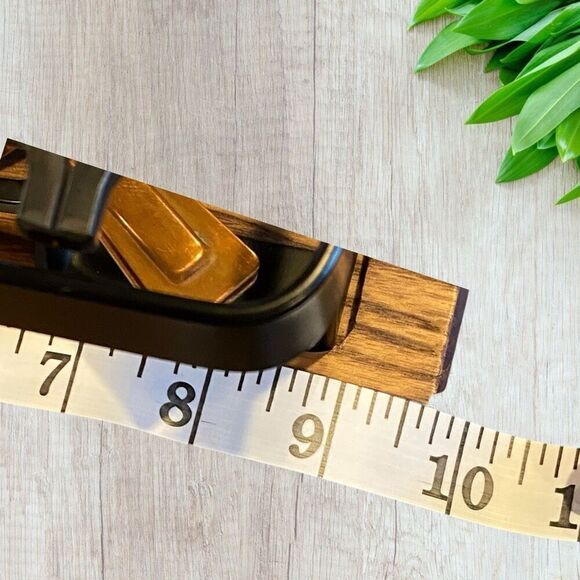 Vintage Spring Swiss Food Warmer Wrought Iron and Copper with Wooden Carved Bas - Picture 12 of 12